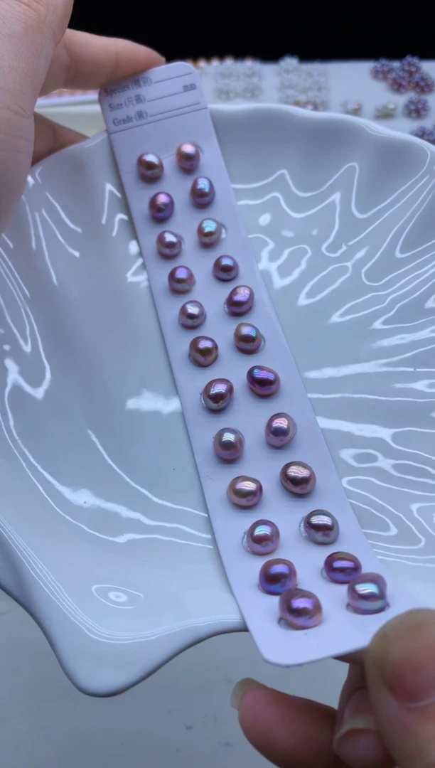 【闪购商品】淡水珍珠耳饰未镶嵌淡水珍珠耳饰多样性发其一