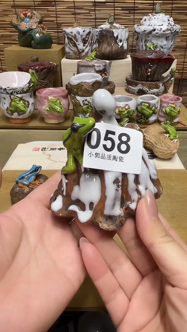 仲**说058精美粗陶手工柴烧