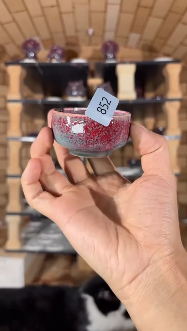 摆件精品窑变钧瓷茶器