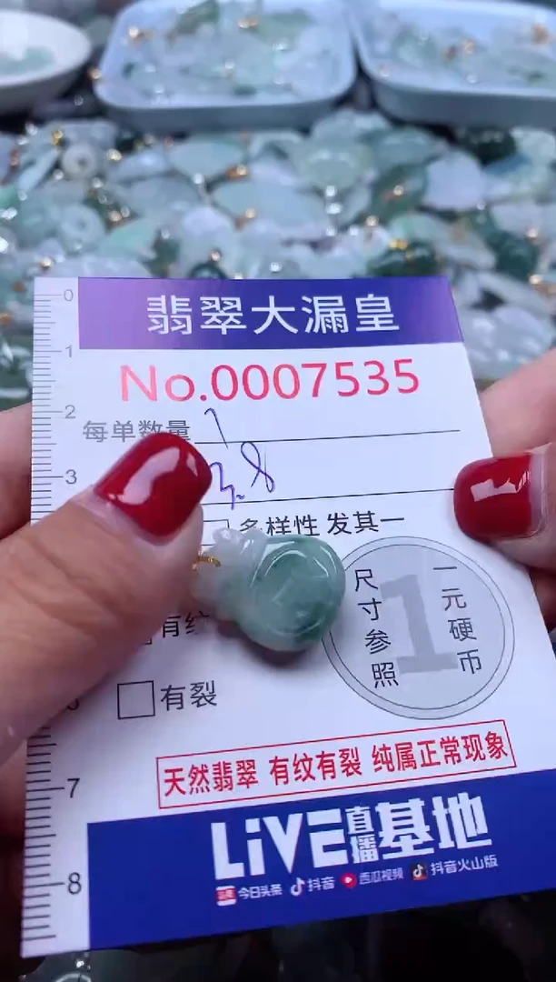 颈饰未镶嵌翡翠7535