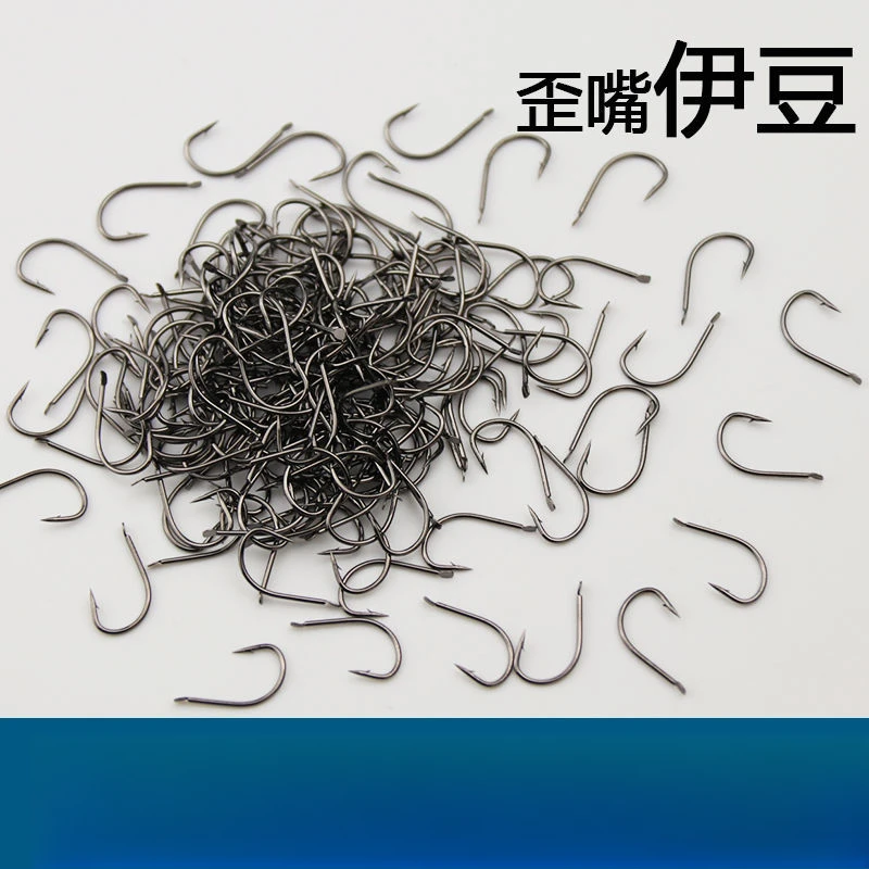 歪嘴伊豆鱼钩散装野钓鲫鱼钩子草鱼鲤鱼有倒刺鱼钩垂钓溪流钓鱼钩