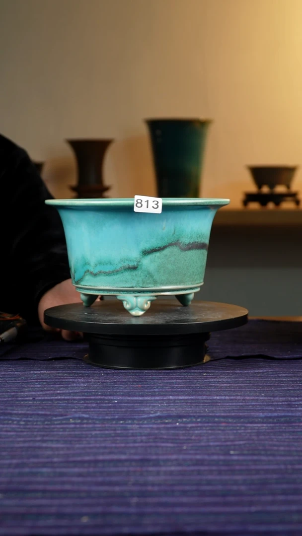 813窑变花盆13/10.5/22/18