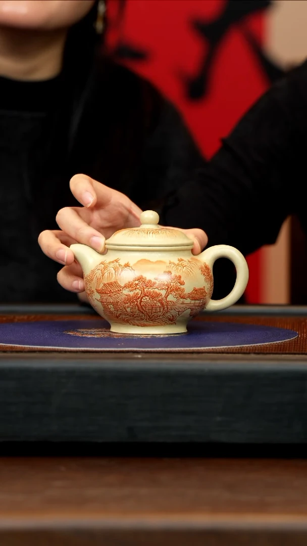 【闪购商品】紫砂茶壶CH 本绿 掇只