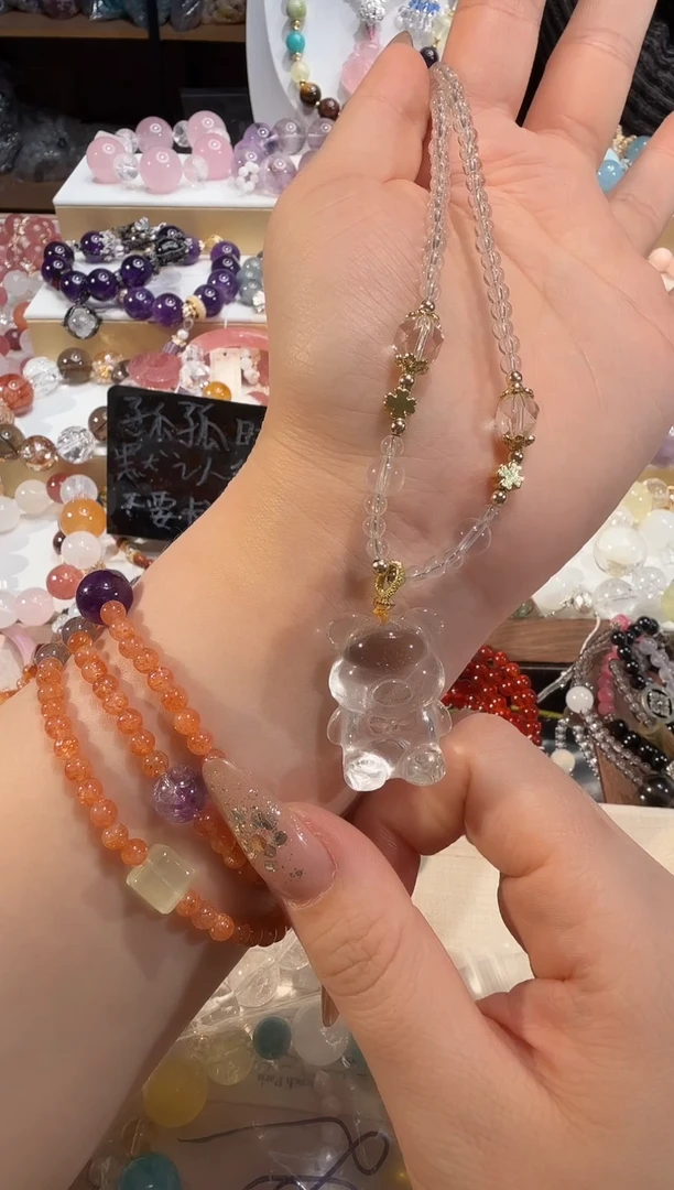 项链未镶嵌水晶多样性发一