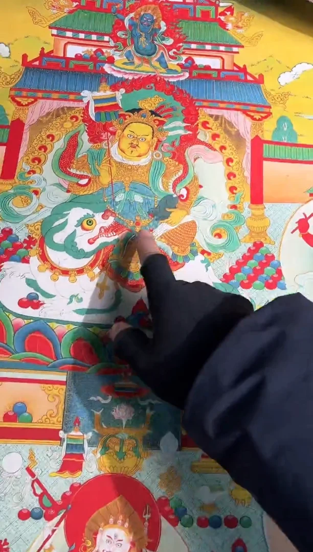 卷轴画天天的唐卡tk160