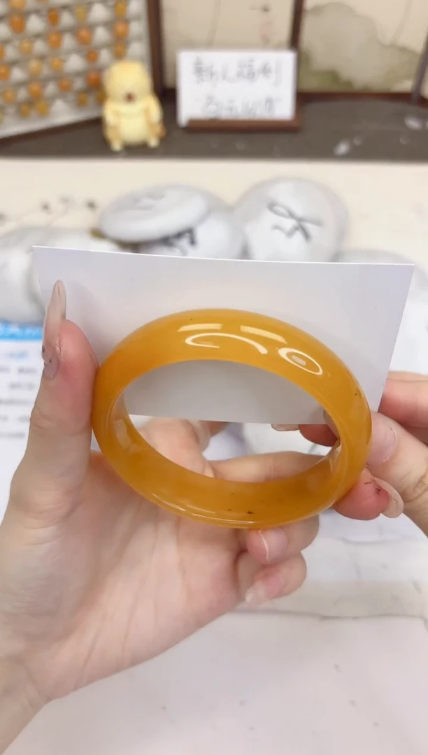 石英质玉手镯未镶嵌230-财气镯-圈口58