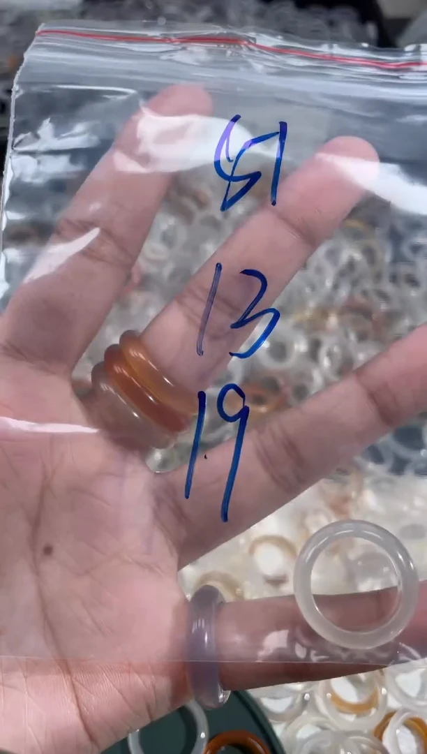 玛瑙/玉髓戒指未镶嵌51