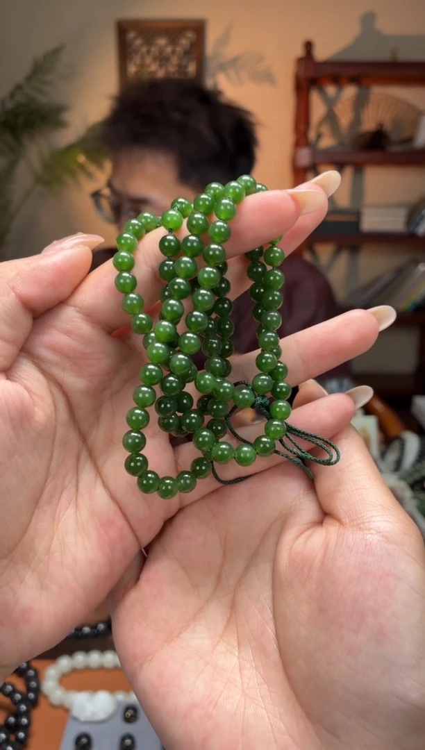 项链未镶嵌和田玉6的108