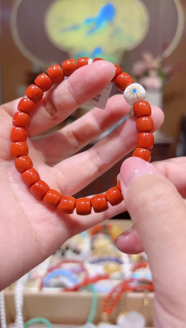 【闪购商品】南红玛瑙手链未镶嵌设计款