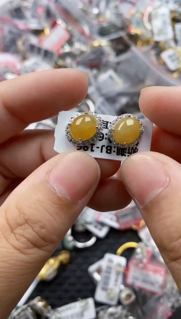 翡翠戒指银S925镶嵌1212      5