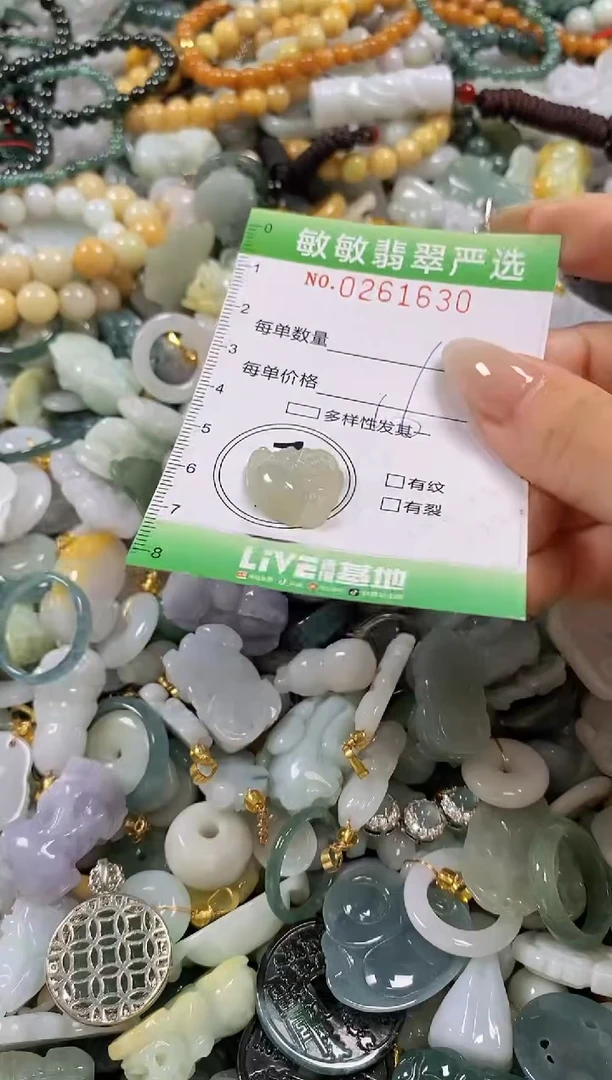 翡翠未镶嵌颈饰闪购0261630