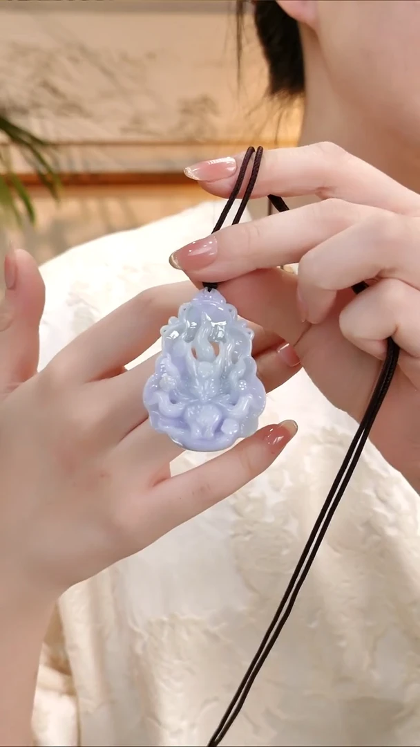 颈饰未镶嵌翡翠国风