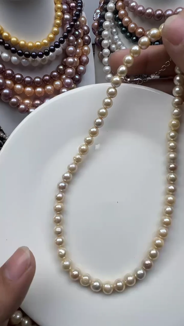 【闪购商品】淡水珍珠颈饰未镶嵌1