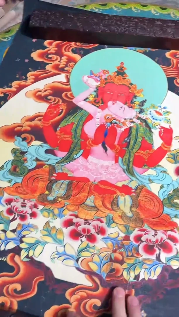 卷轴画路路的唐卡tk160