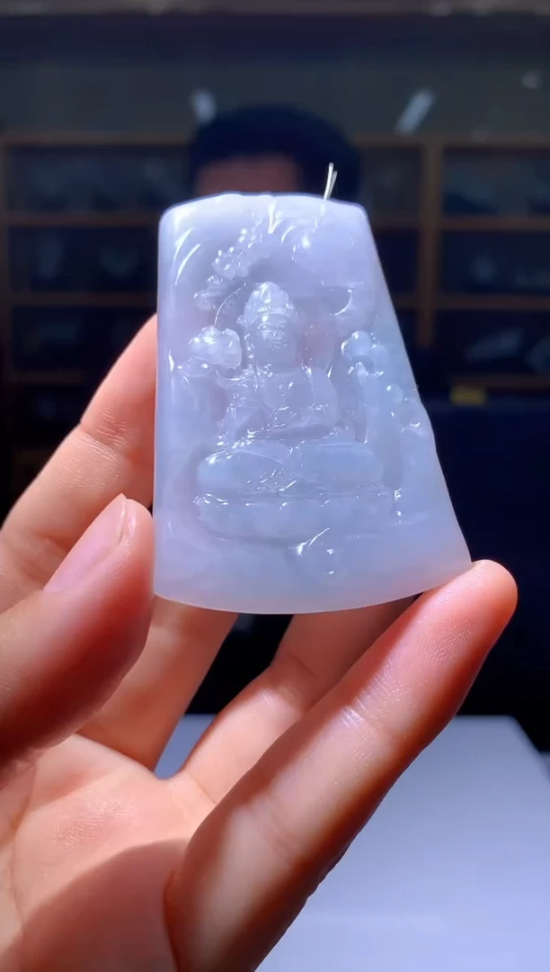 定制翡翠未镶嵌1034hm-毛货挂件10