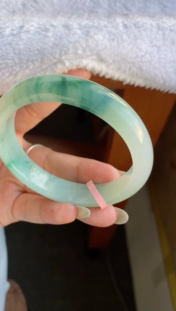 未镶嵌手镯翡翠（高货必买）老坑冰胶飘花贵妃18号