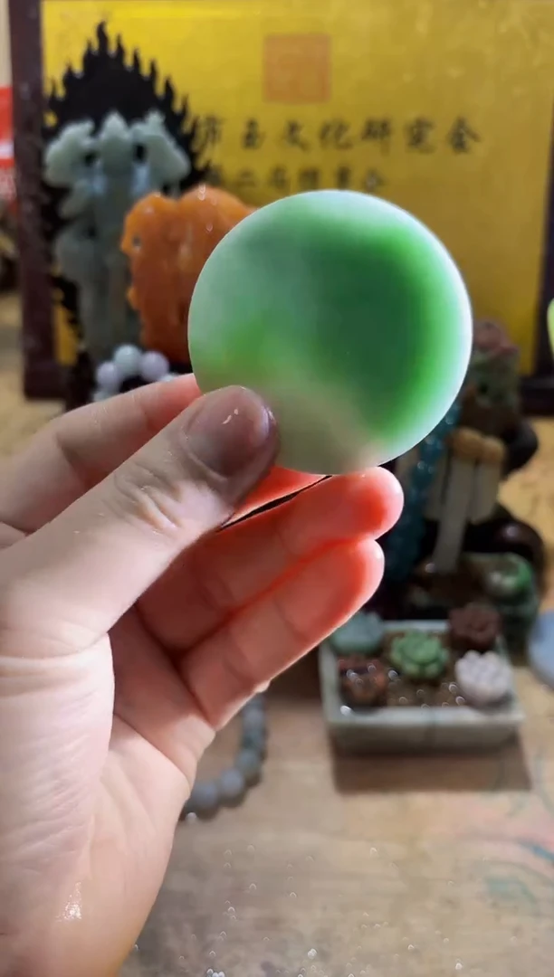 未镶嵌挂件翡翠A货常星8192