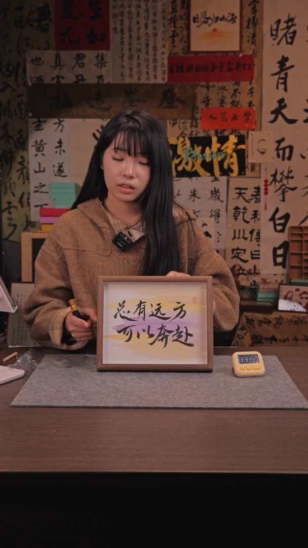 【闪购商品】国画781 终有远方 10 寸 手 写