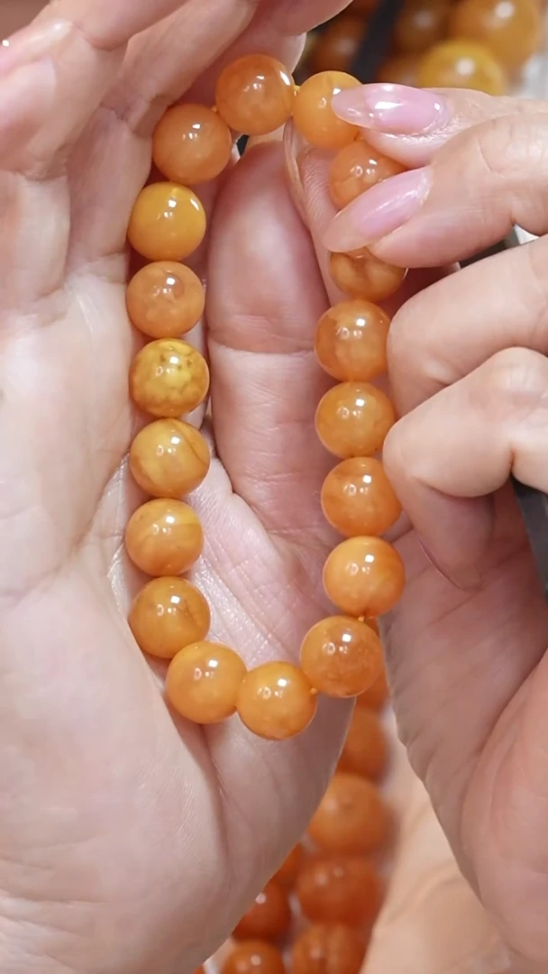 蜜蜡颈饰未镶嵌8015天然蜜蜡珠宝奇石云端妖孽全部保真