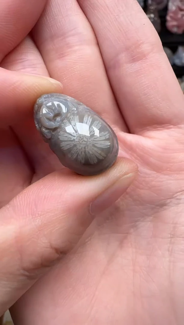 颈饰未镶嵌硅化珊瑚（珊瑚玉）107