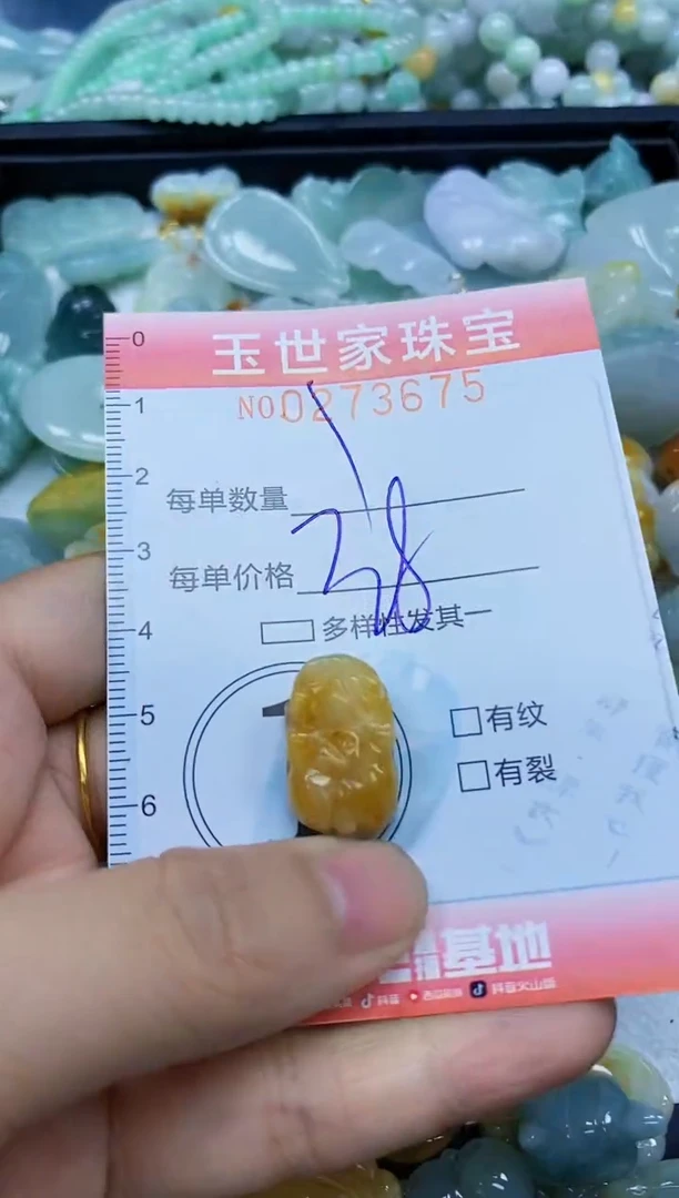 翡翠未镶嵌颈饰闪购0273675