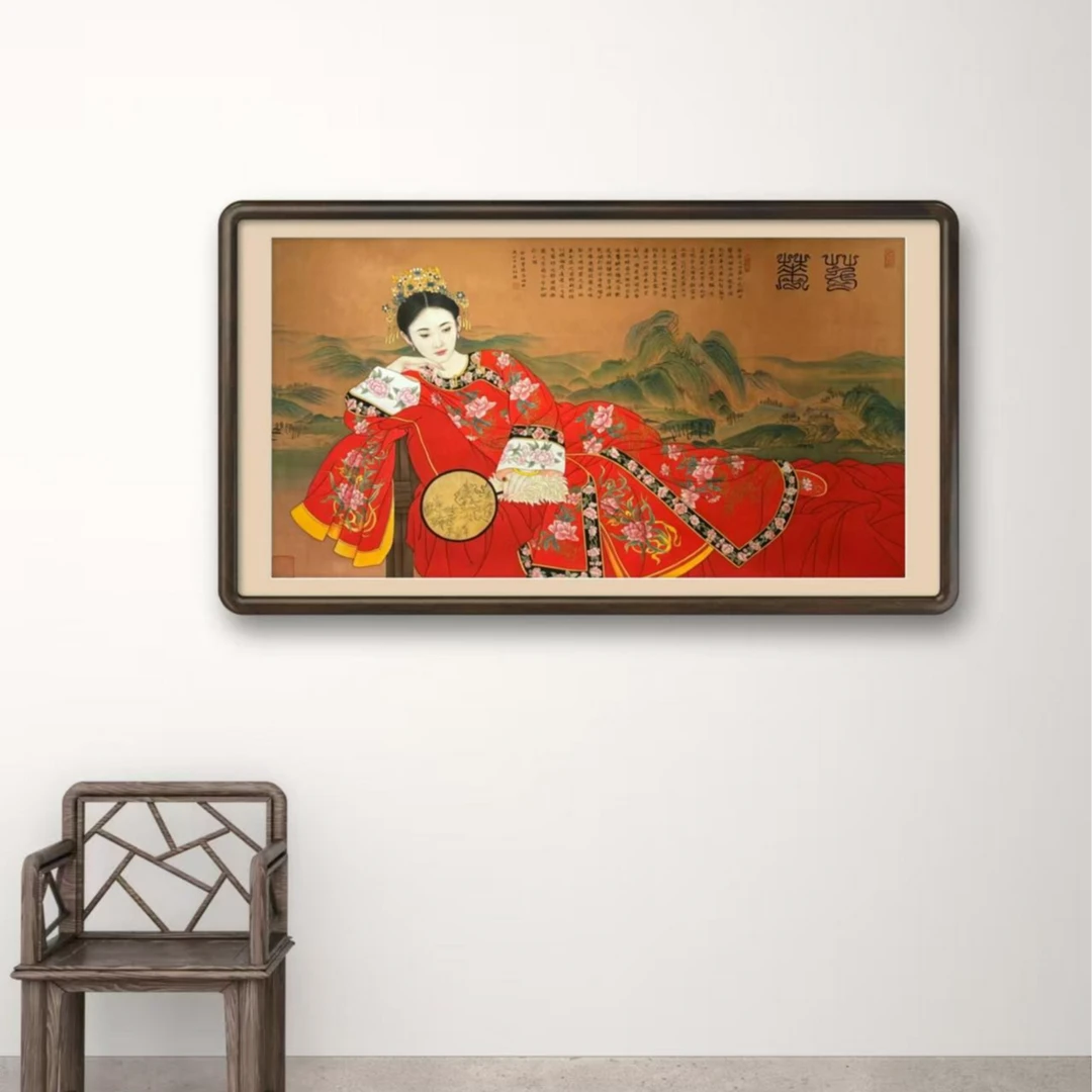 林栋老师作品《芳华》托底无框