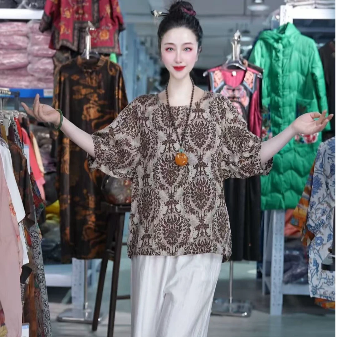 百搭时尚潮流休闲气质显瘦轻奢女款T恤上衣1171