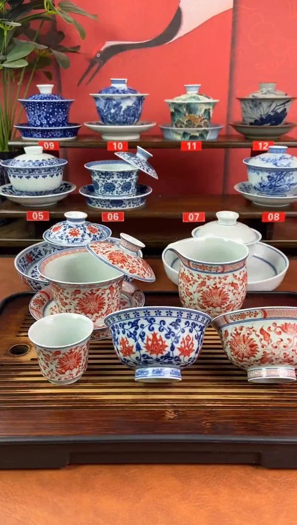 毛***说景德镇高温精选茶具