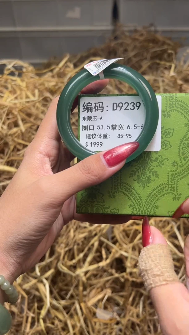 未镶嵌手镯石英质玉D9239