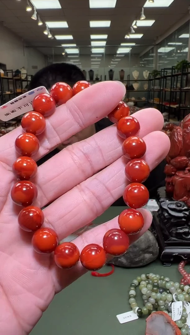 【闪购商品】南红玛瑙单圈手串未镶嵌一条约10mm 多样性发货