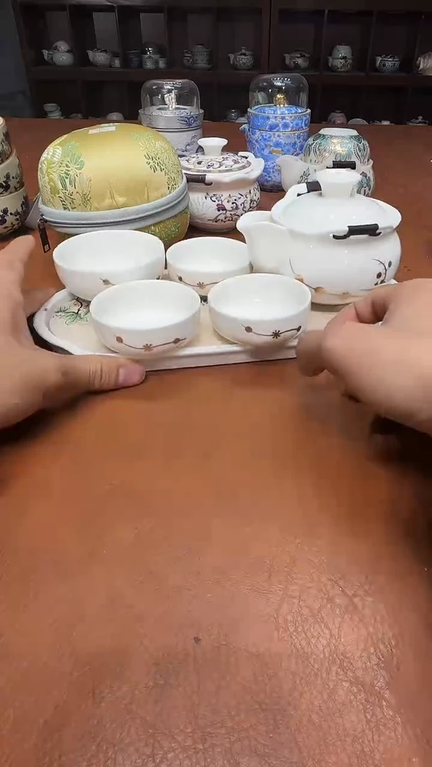 430带茶盘高雅艺术瓷简单清