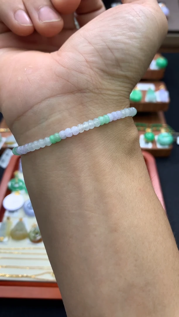未镶嵌手串翡翠手串