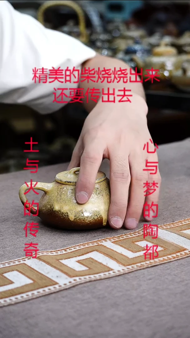 茶壶紫砂宜兴紫砂柴烧