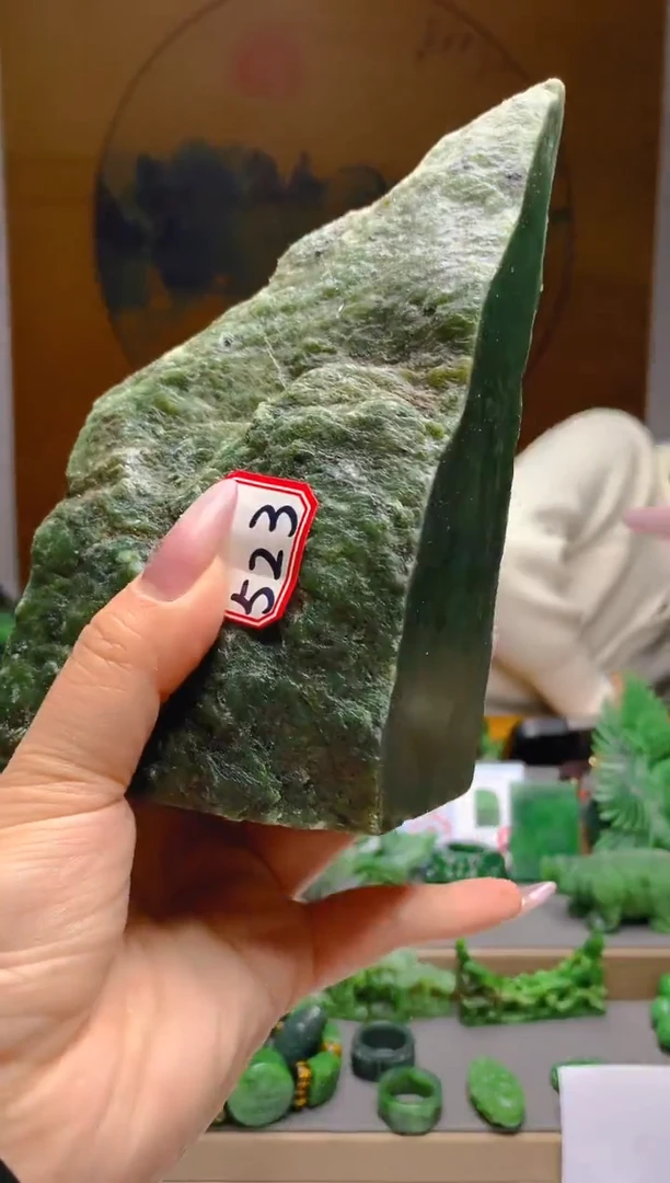 【闪购商品】和田玉（碧玉）珠宝半成品未镶嵌1