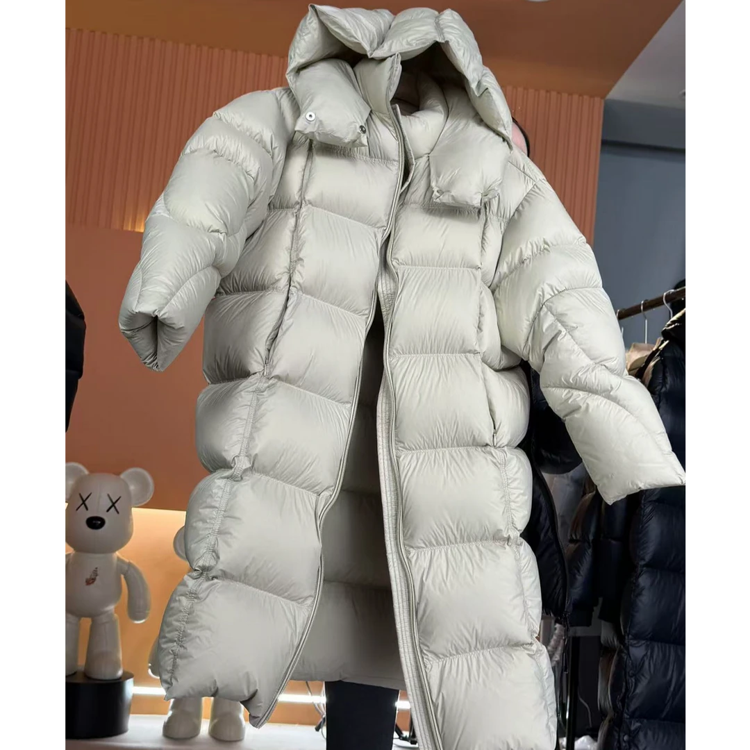 2025时尚长款云感鸭绒服