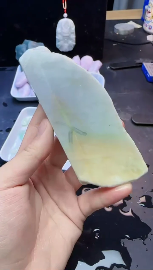 颈饰未镶嵌翡翠018天然A货翡翠