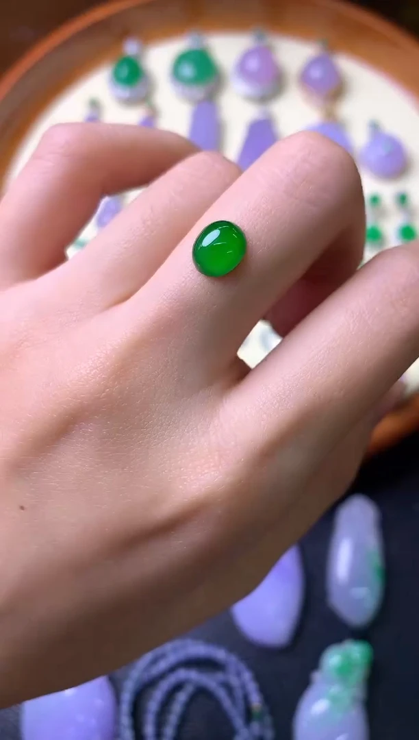 【闪购商品】定制翡翠未镶嵌裸石（镶嵌定制）