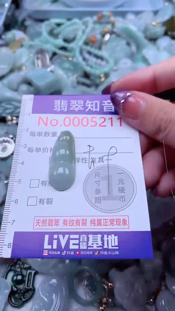 翡翠未镶嵌吊坠(不含链)5211