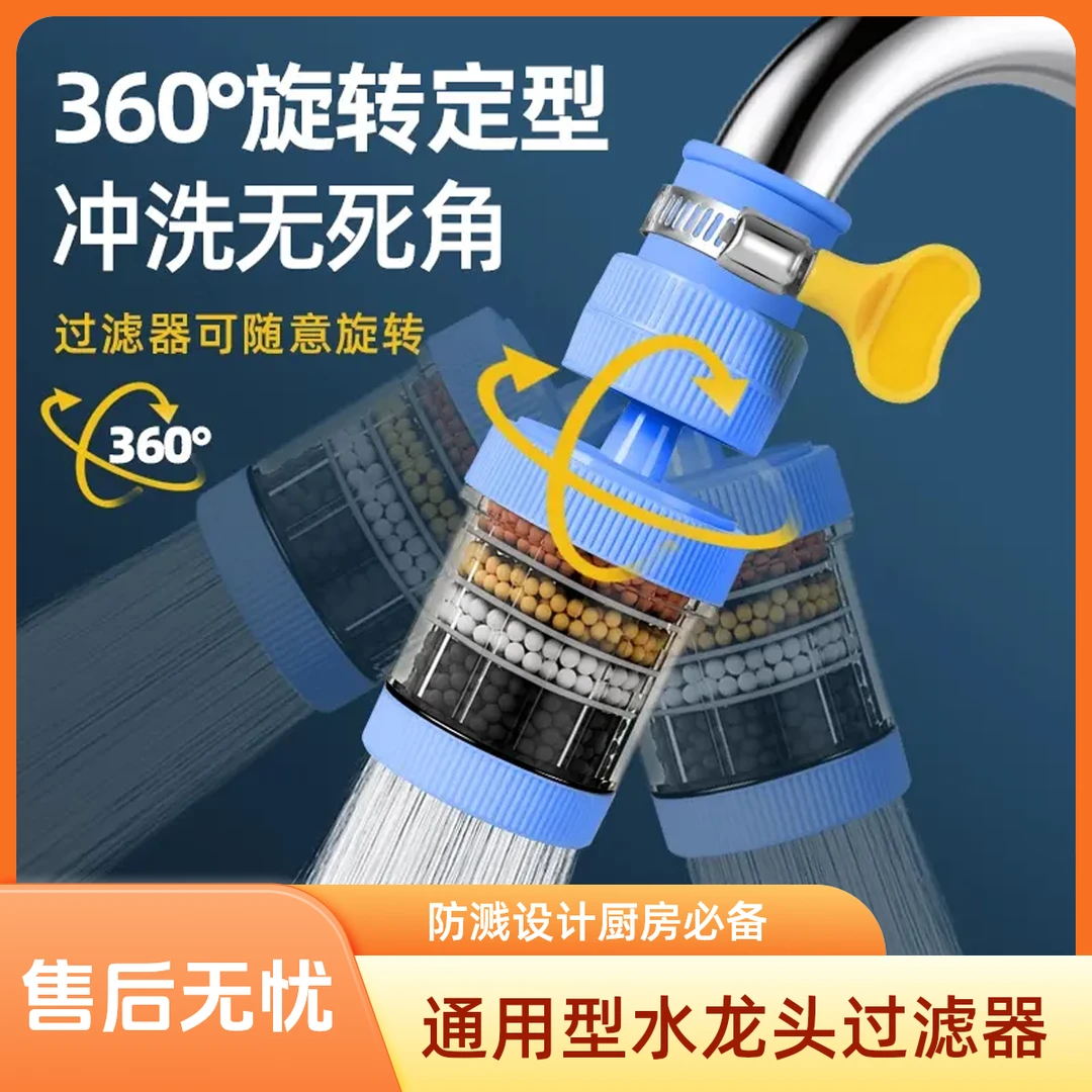 水龙头过滤器通用防溅厨房家用延伸通用360度旋转冲洗无死角哥哥