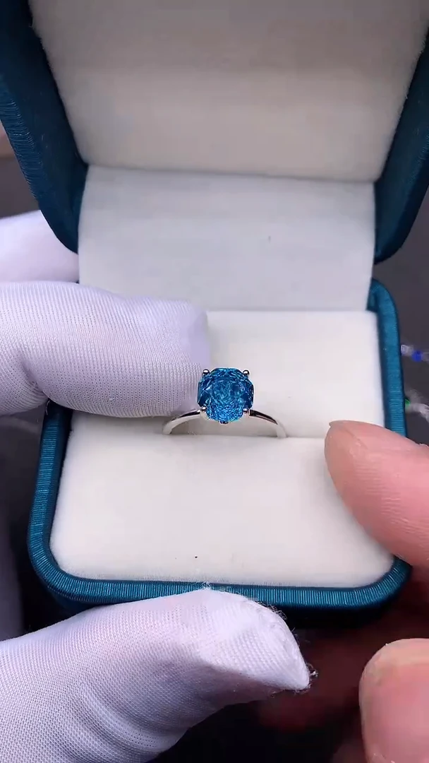 【闪购商品】托帕石戒指银S925镶嵌.......