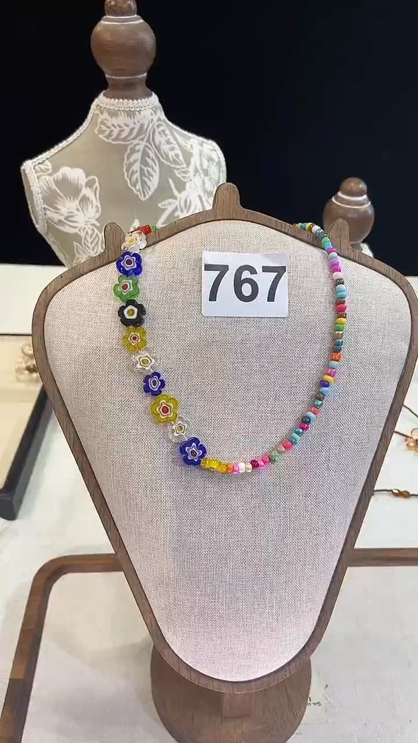 项链钛钢淡水珍珠767