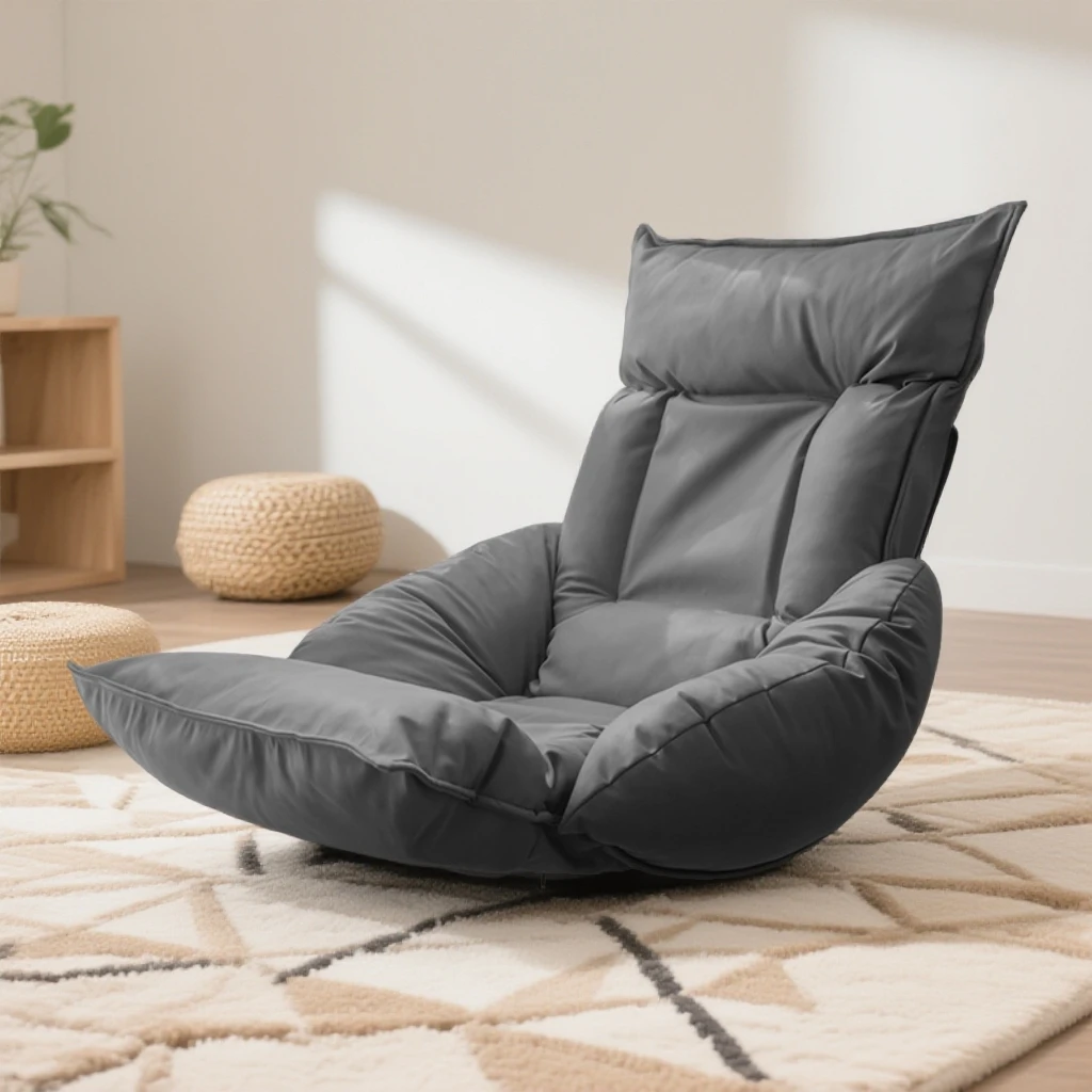 懒人沙发小户型榻榻米躺椅沙发床飘窗折叠靠背单人卧室阳台靠背椅