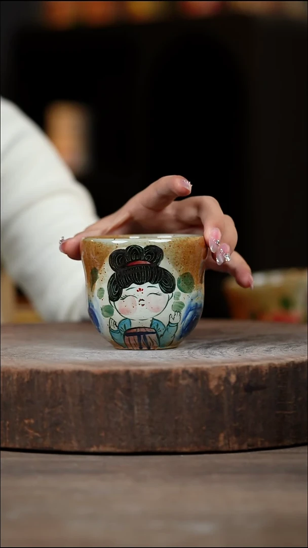 瓷片景德镇高温釉下彩（食品级）