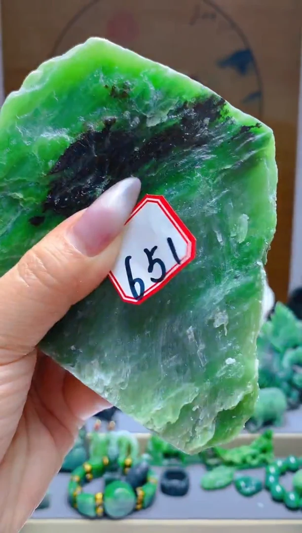【闪购商品】和田玉（碧玉）珠宝半成品未镶嵌1