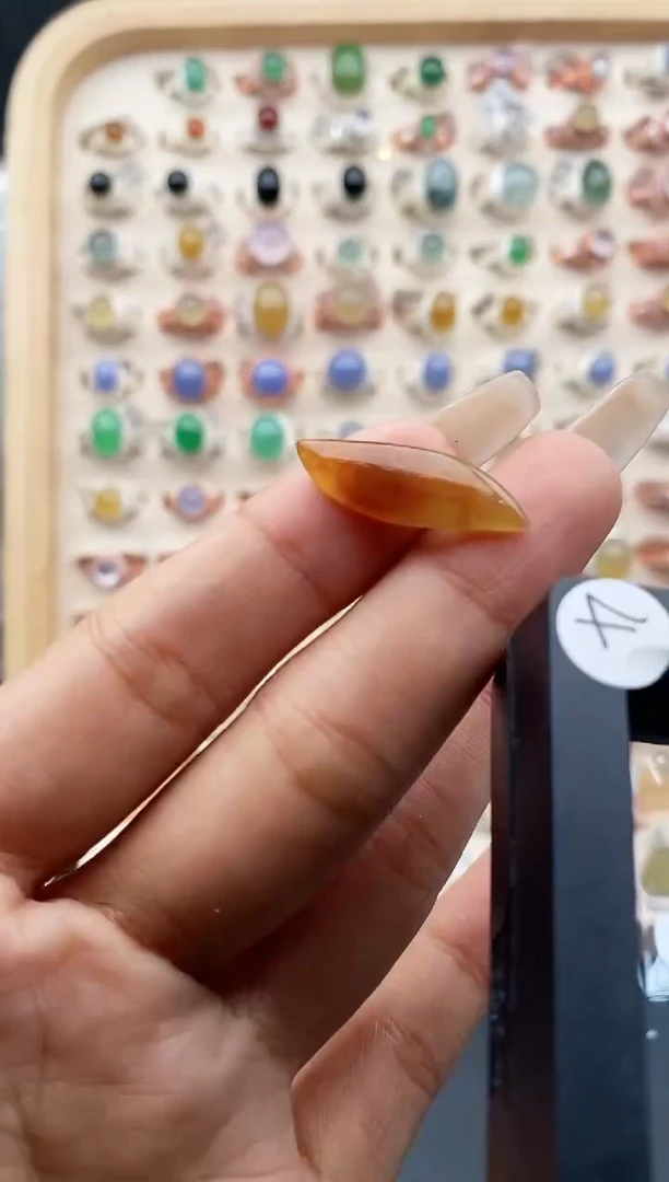 【闪购商品】翡翠戒指未镶嵌缅甸翡翠A货裸石未镶嵌