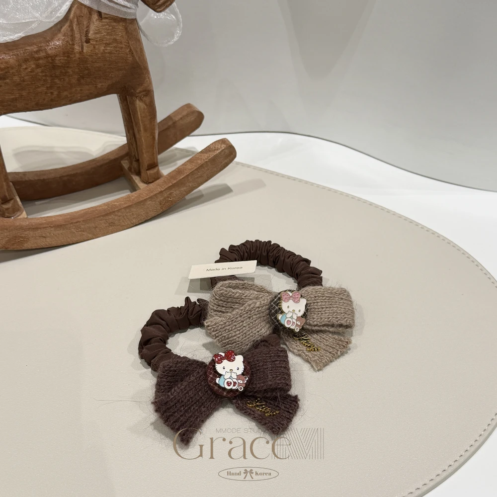 「绒线KT」韩国25秋冬百搭发绳高马尾发圈肠圈