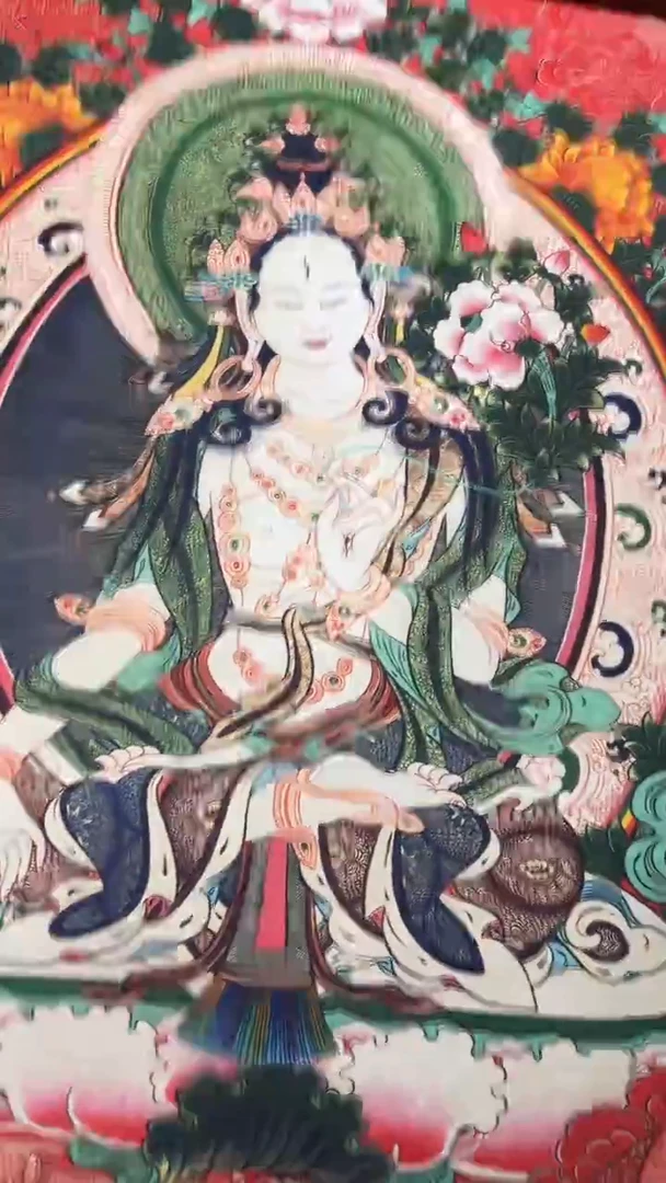 卷轴画绘画类唐卡   16036