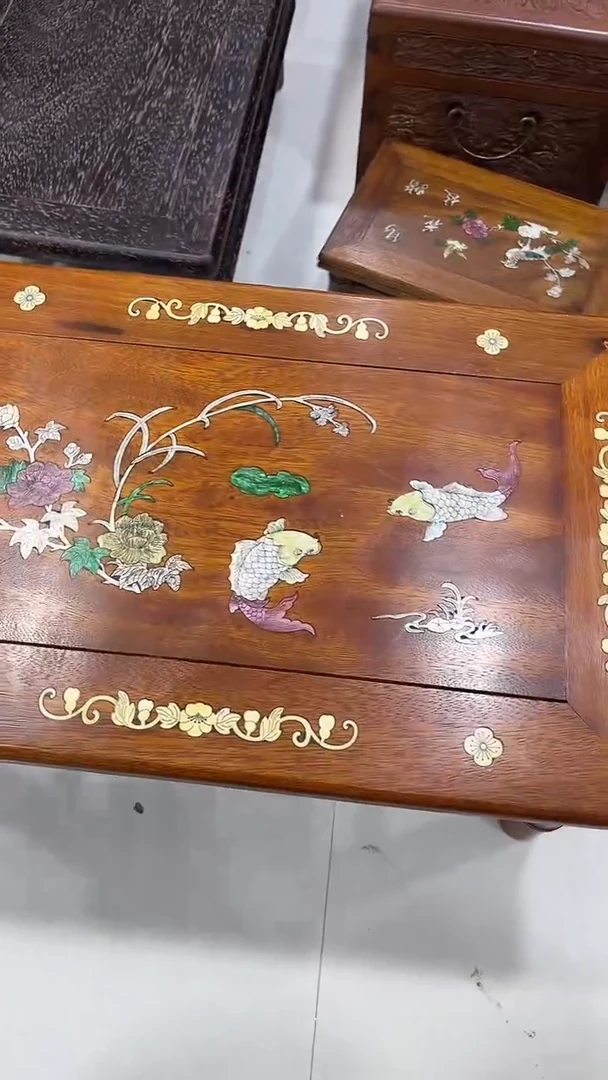 木忆沐铜茶具茶架1