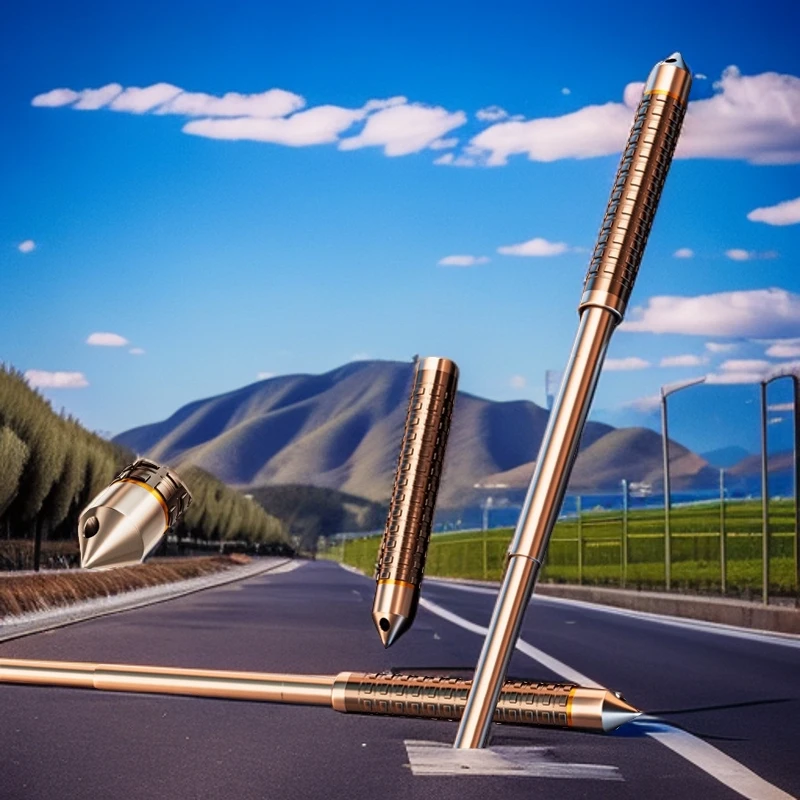 甩棍防身神器伸缩棍安防三节棍合金钢实心伸缩棍