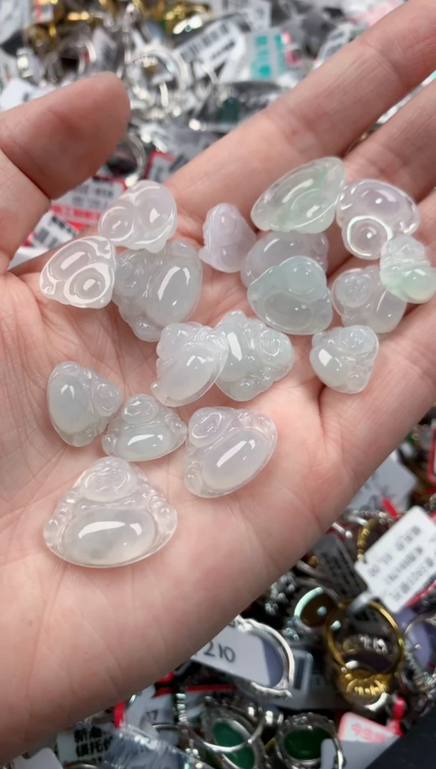 未镶嵌戒指翡翠555--5随机发货